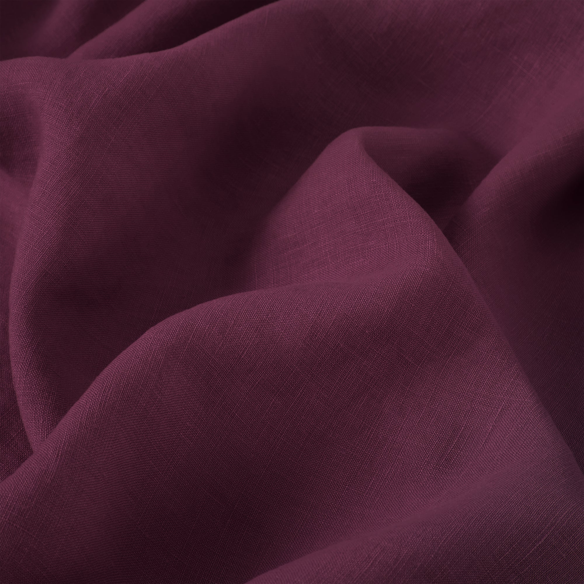 Kalono Linen Blend Flat Sheet – Berry - Image 3